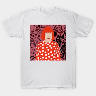 Yayoi Kusama portrait T-Shirt